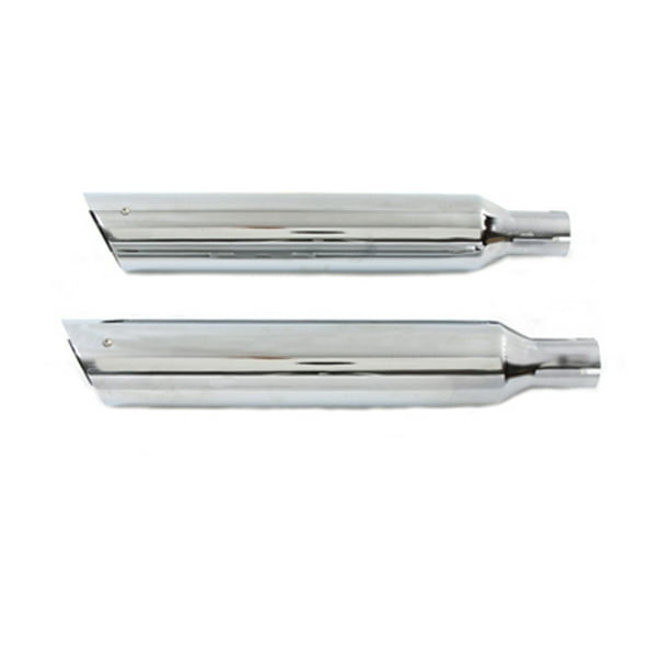 Wyatt Gatling Black Slash Slip-On Muffler Set